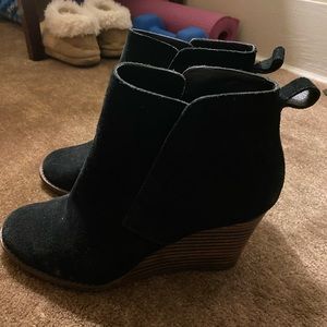 Lucky Brand wedge booties
